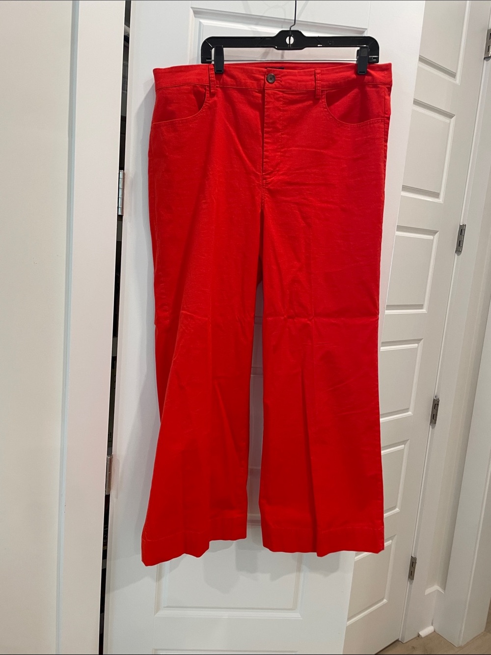J. Crew Red Cropped Pants